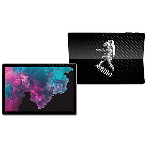 Image of MightySkins Carbon Fiber Skin for Microsoft Surface Pro 6 - Space Kickflip | Protective, Durable Textured Carbon Fiber Finish | Easy to Apply, Remove, and Change Styles | Made in The USA