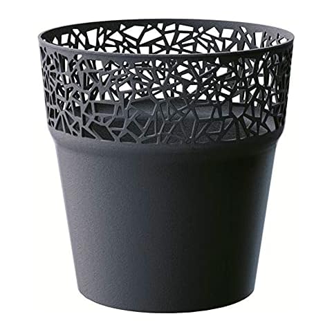 Prosper Plast DTRE175-S433 17.5 x 17.9 cm Tree Flowerpot - Anthracite (12-Piece) Cover