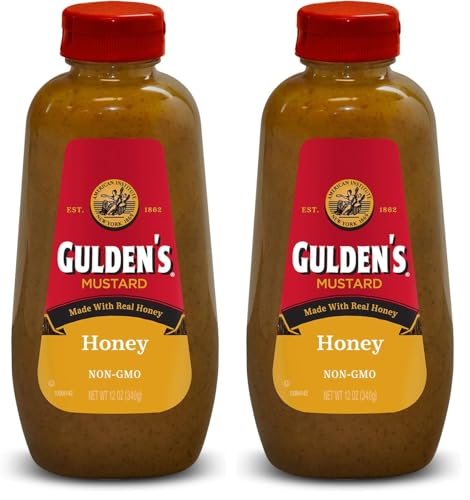Image of Gulden's Honey Mustard Squeeze Bottle, 12 oz (Pack of 2)