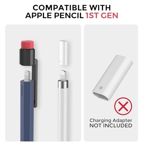 Funda protectora de silicona compatible con Apple Pencil 1ª gen 2