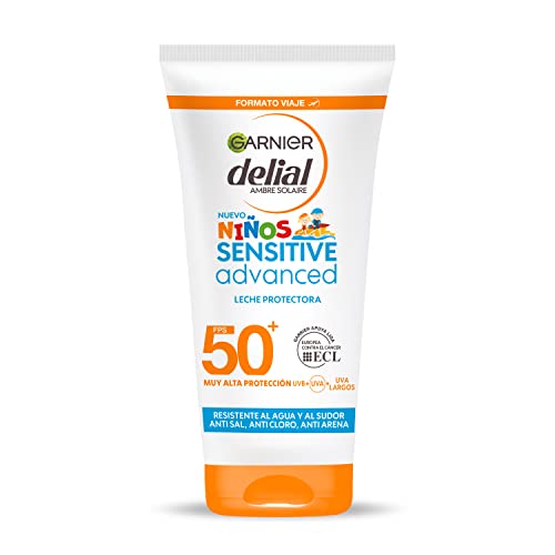 Garnier Delial Niños Sensitive Advanced Leche Solar Formato Viaje Ip50 - 50 ml
