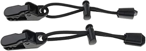 Miniatura 2 de 1 par de mochila ajustable para senderismo, hebilla de fijación de seguridad, cuerda de cuerda para caminar, bastón Alpenstock llevar cordón de