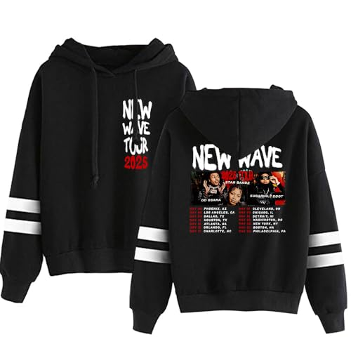 DD Osama New Wave Tour 2025 Spring Autumn Hoodies Fashion Harajuku Clothes Casual Tops Sweatshirts