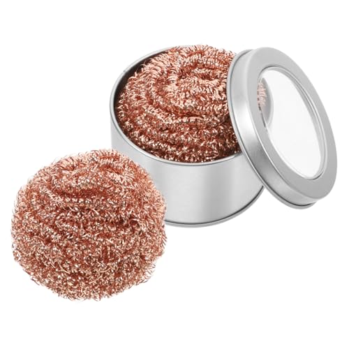 STOBAZA High-performance Soldering Iron Tip Cleaner Sturdy Brass Sponge for Quick Cleaning