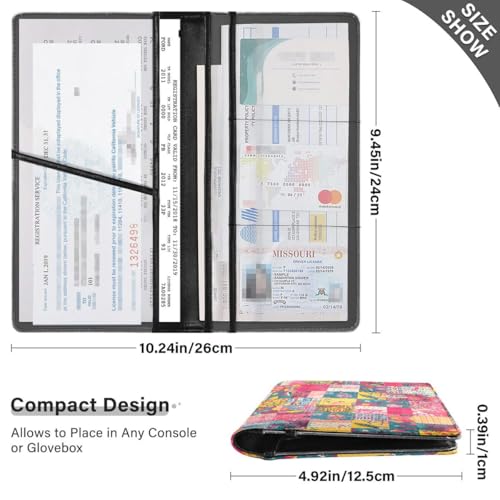 Organizador de Documentos Plegable Cuero miniatura 3