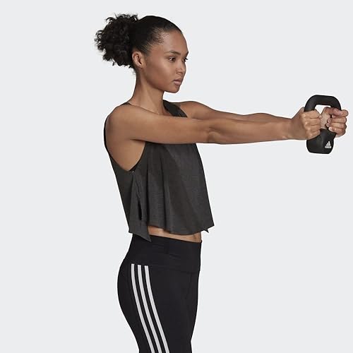 Vista 4 de adidas Women's Studio Novelty Reversible Back Front Tank Top
