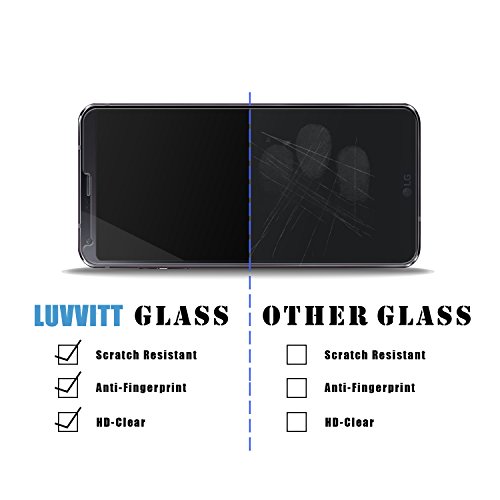 Lg G6 Tempered Glass Screen Protector, Luvvitt Tempered Glass Screen Protector For Lg G6 - Crystal Clear #TOP3