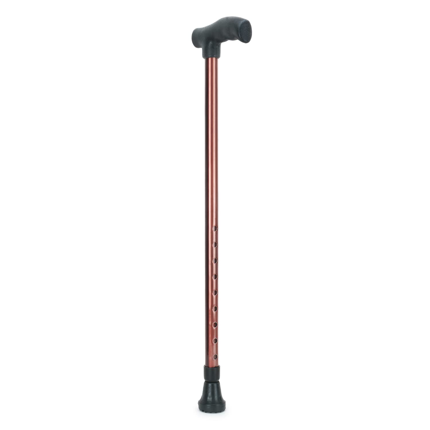 RCSP Walking Stick for Old People Lightweight and Durable I Ergonomic Handle I Portable and Compact l Stylish Design I Safety Lock Mechanism Support Stick Old Elder People, Patients Copper Coated Brown Stick-image-12