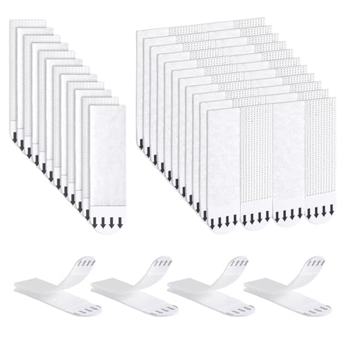 Ainiv Bilder monteringsremsor, 64 stycken affischremsor, monteringsremsor restfri] Powerstrips, monteringsremsor, monteringsremsor för bilder tejp - för affischer, ramar och speglar, 69 x 19 mm