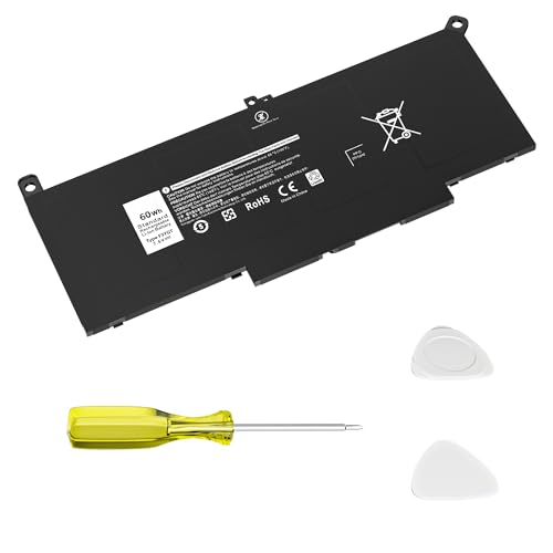 Mercobat F3YGT Laptop Battery Replacement for Dell Latitude 12 7000 7280 7290 13 7000 7380 7390 P29S002 14 7000 7480 7490 E7280 E7480 E7490 E7290 E7380 fit DM3WC 0DM3WC 2X39G 0F3YGT DM6WC