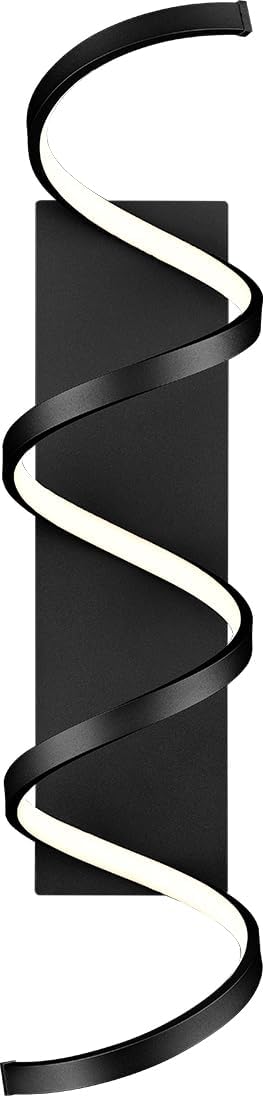 Kuzco Lighting Synergy - 36W LED Wall Sconce-7 Inches Tall and 30 Inches Wide-Black Finish