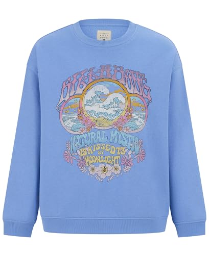 Billabong Girls' Long Sleeve Fleece Pullover Crew Sweatshirt