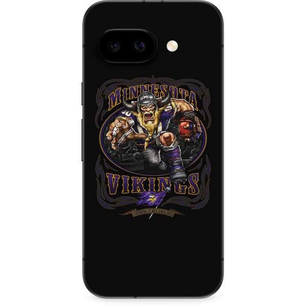 Skinit Decal Phone Skin Compatible with Google Pixel 9a - Officially Licensed Liquid Blue NFL Minnesota Vikings Running Back Design
