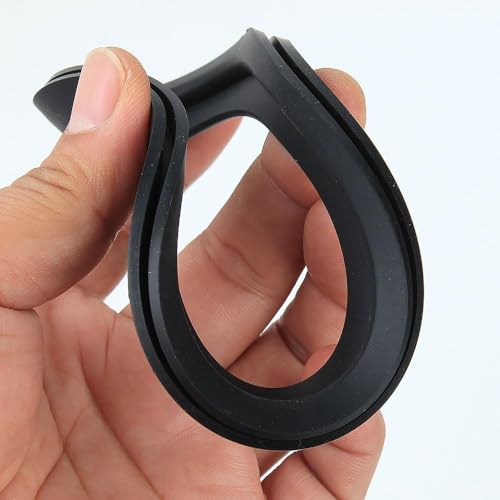 Image of Replacement 385311658 RV Toilet Seal Fits 300 310 320 Series Pedal Flush RV Toilets Rubber Flush Ball Seal Gasket Solve The Leakage Problem (2 Pack)