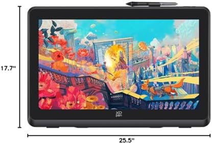 XPPen Artist 22 Plus 130% sRGB Drawing Tablet with Screen, 16.7 Million Colors Art Tablet with 16384 Pressure Stylus, Full Laminated, Anti-Glare Display Computer Graphic Tablet (22 inch) — view 9