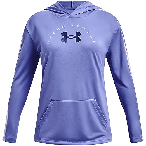 Sweat à capuche UA Tech Graphic fille bleu Under Armour taille M