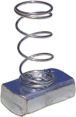 Super-Strut Steel Channel Spring Nut, Electro Galvanized Finish - V200 5/16