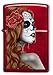 Zippo Day of The Dead Girl Candy Red Apple Pocket Lighter Candy Red Apple