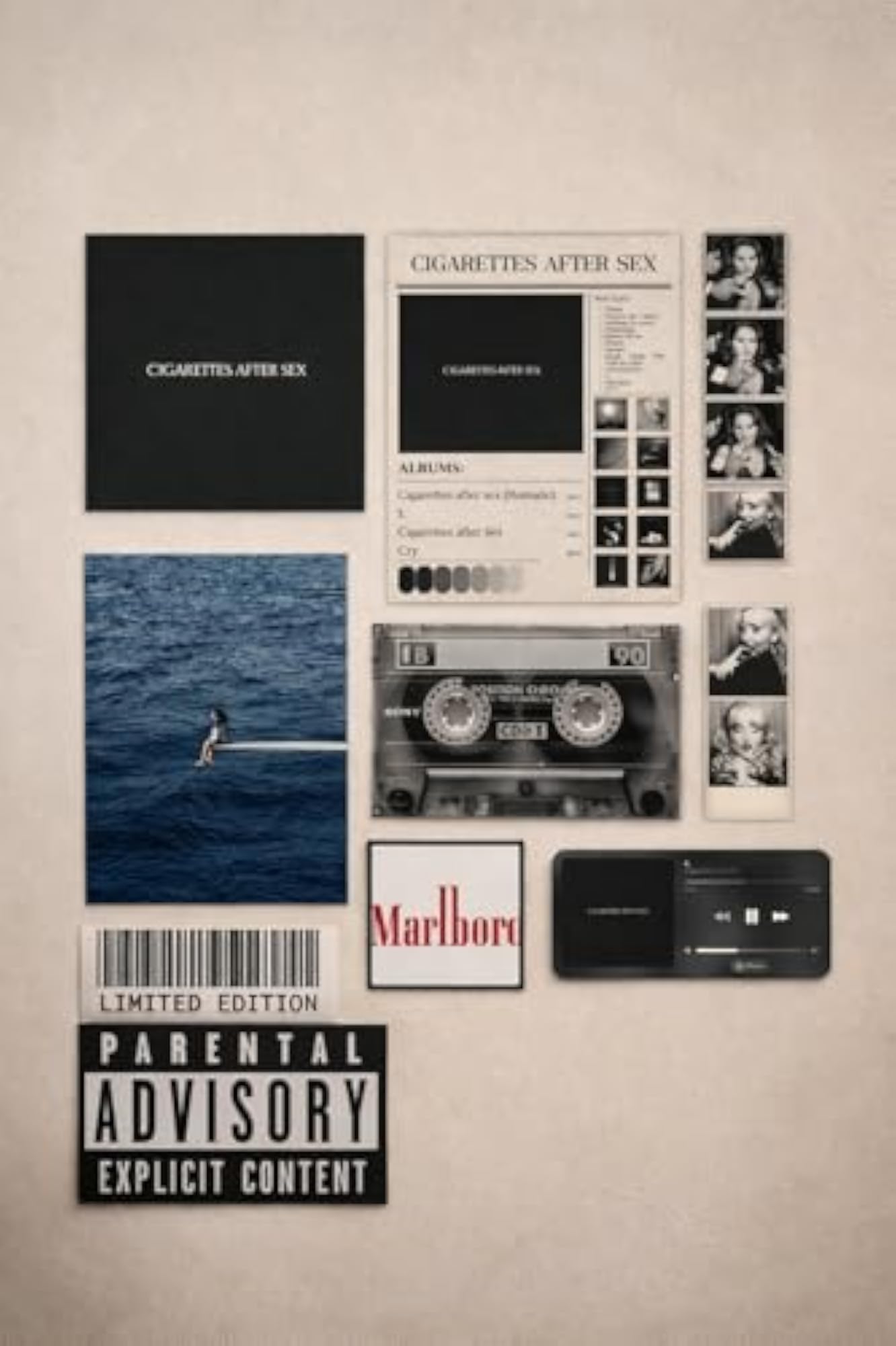 Music Theme Wall Poster Set, Limited Edition