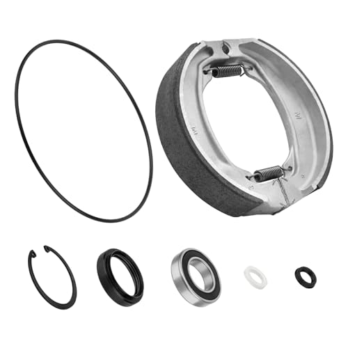 Rear Brake Drum Shoes Bearing Seals Kit for Honda Recon 250 TRX250 TRX250EX TRX250X 1997-2021