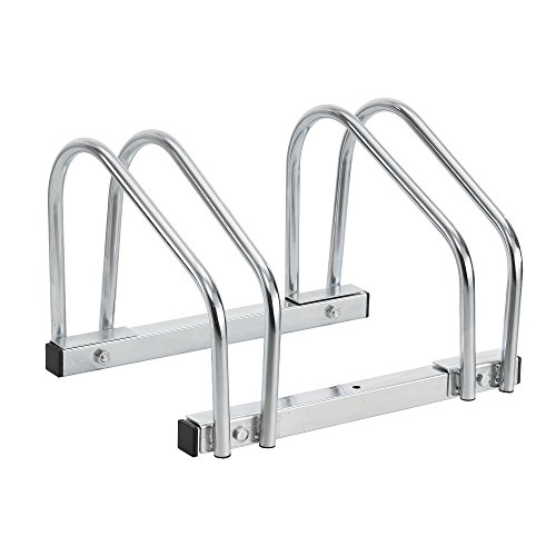 Fietsenrek voor 2 fietsen 40x33x26 cm gegalvaniseerd staal