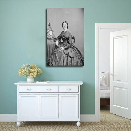 Poster Clara Barton impression sur toile 20x30 cm déco murale