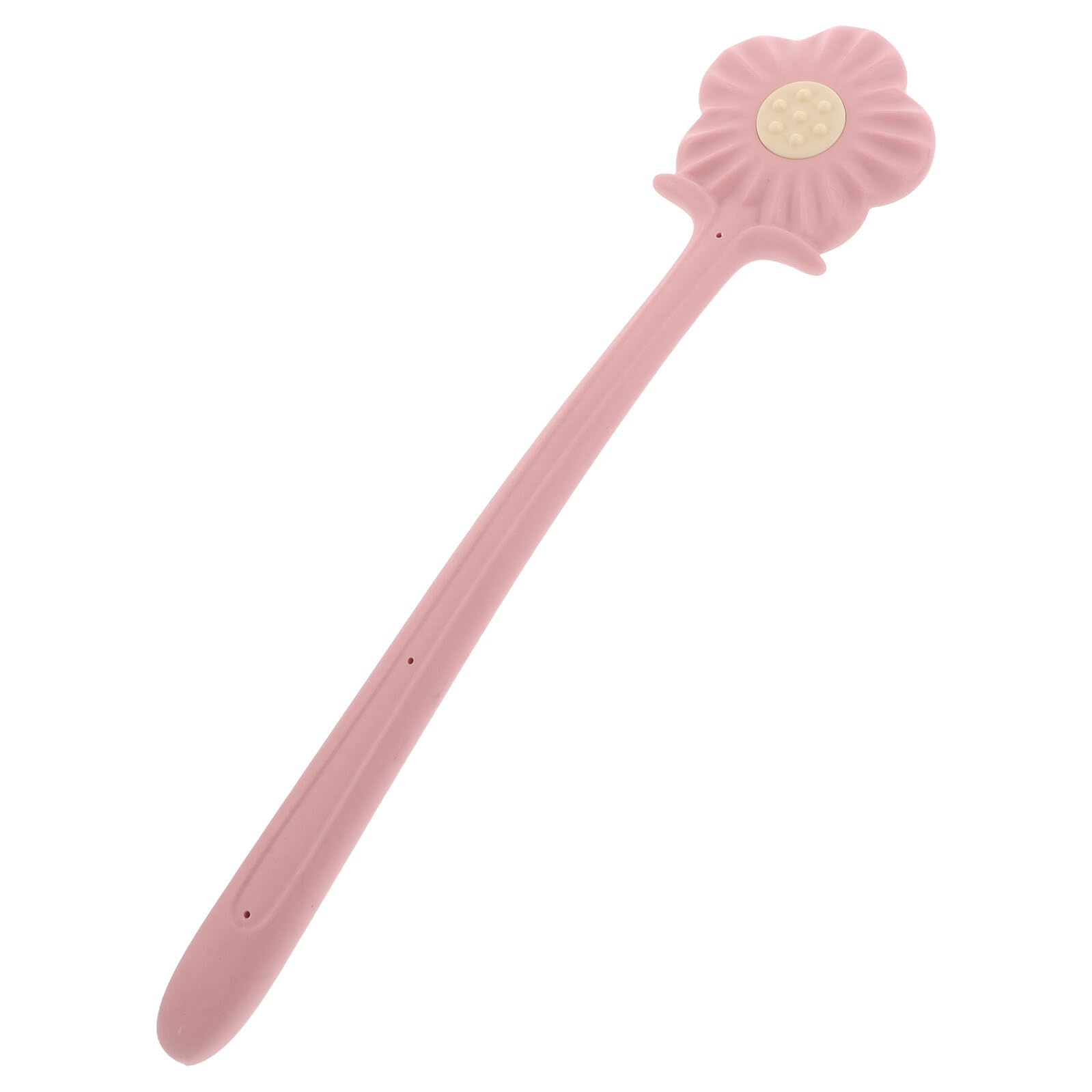 Martillo de Masaje Manual de Silicona en Forma de Flor Palo de Masaje para Espalda y Cuello Herramienta Antideslizante para Alivio Muscular y Acupresión Uso Portátil para