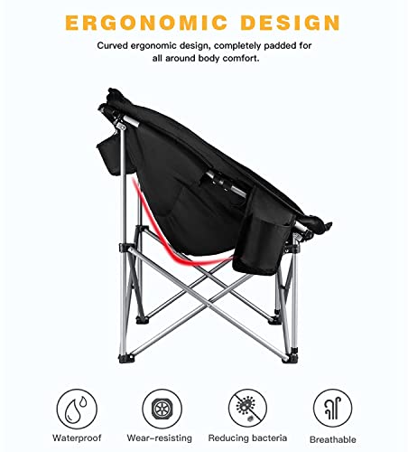 Campingstuhl KingCamp Moonchair Heavy Duty für Outdoor-Aktivitäten