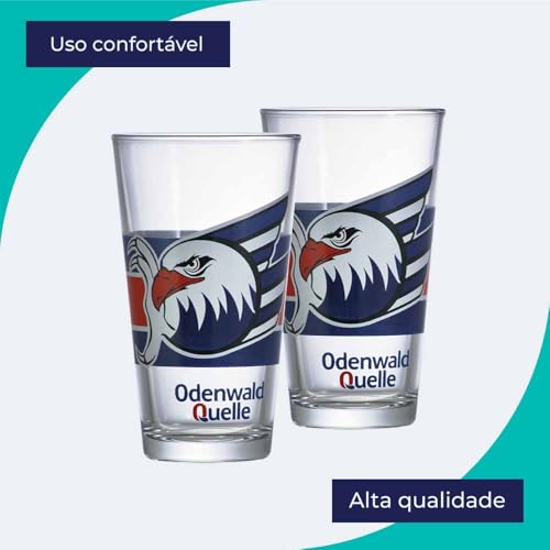 Ruvolo Copo de Cerveja, Copo de Vidro, Copo Odenwald Quelle 400ml