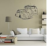 wandtattoo vw bus t1 Hochwertiger Druck, einfach zu installieren, anpassbarer Name.