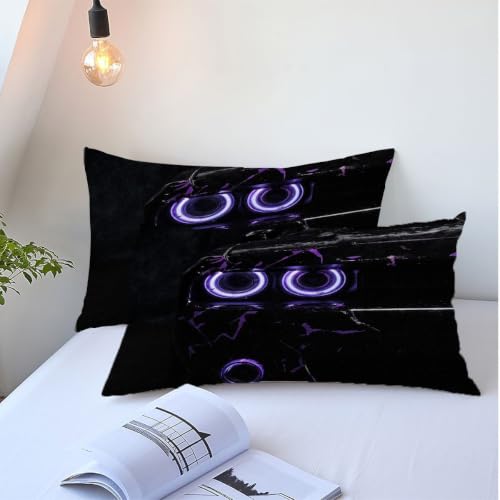 Parures de lit phare violet 240x260 pour sublimer votre chambre d'amis
