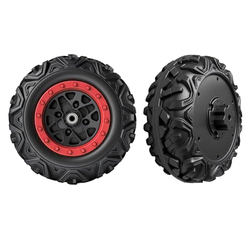 2 Pack 30CM/11.8'' PU Solid EVA Foam Tire for Power Wheels,1.2CM/0.47in Aperture Front/Rear Gator Alligator Wheel for SUV/UTV/ATV Ride On Car Replacement Tires Upgrade,Free Coupler (11.8in tires)