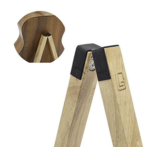Guitare Lab – Support de Guitare Pliable – Support Solide en Bois Pour Guitare Électrique, Acoustique, Basse, Classique, Ukulélé, Support de Guitare Cadre-a Sol, Idéal Comme Cadeau - Les Beatles, Paul McCartney, John Lennon, RIngo Starr, George Harrison Guitare Lab - Support de Guitare Pliable - Support Solide en Bois Pour Guitare Électrique, Acoustique, Basse, Classique, Ukulélé, Support de Guitare Cadre-a Sol, Idéal Comme Cadeau – Image 4