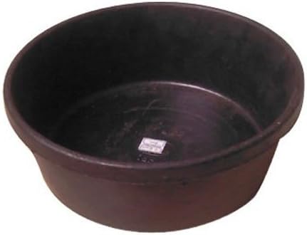 MR4QR/PAN-BLK Mr 4 Quart Rubber Feed Pan, 1 Count