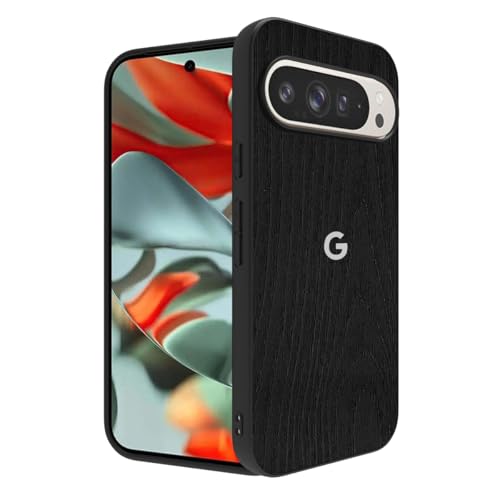Image of RIGGEAR Sleek Back Cover Case Compatible with Google Pixel 9 Pro XL (PC+TPU|Burnt Charcoal)