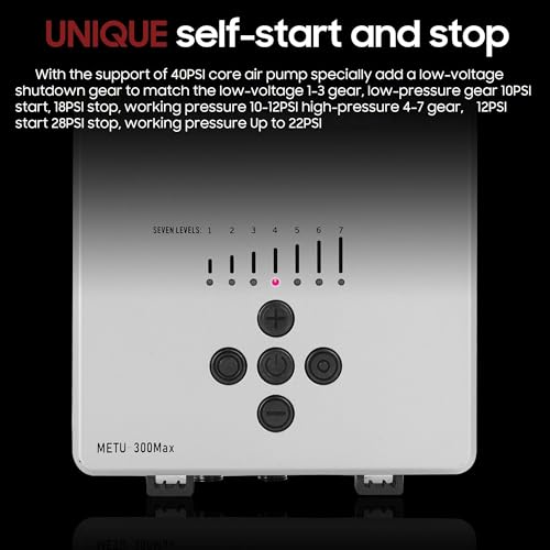 UTYUTY 27PSI 7-Level Ultra-Quiet Airbrush