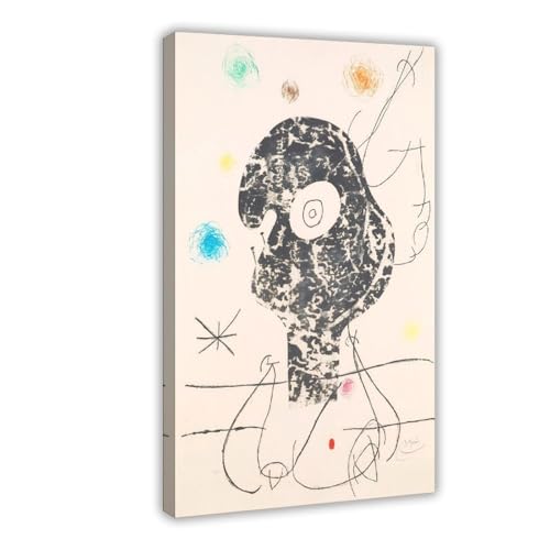 Toile Joan Miro WCYB cadre artistique pour un bureau élégant et moderne