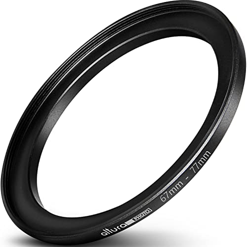67-77MM Step-Up Ring Adapter (67MM Lens to 77MM Filter or Accessory)