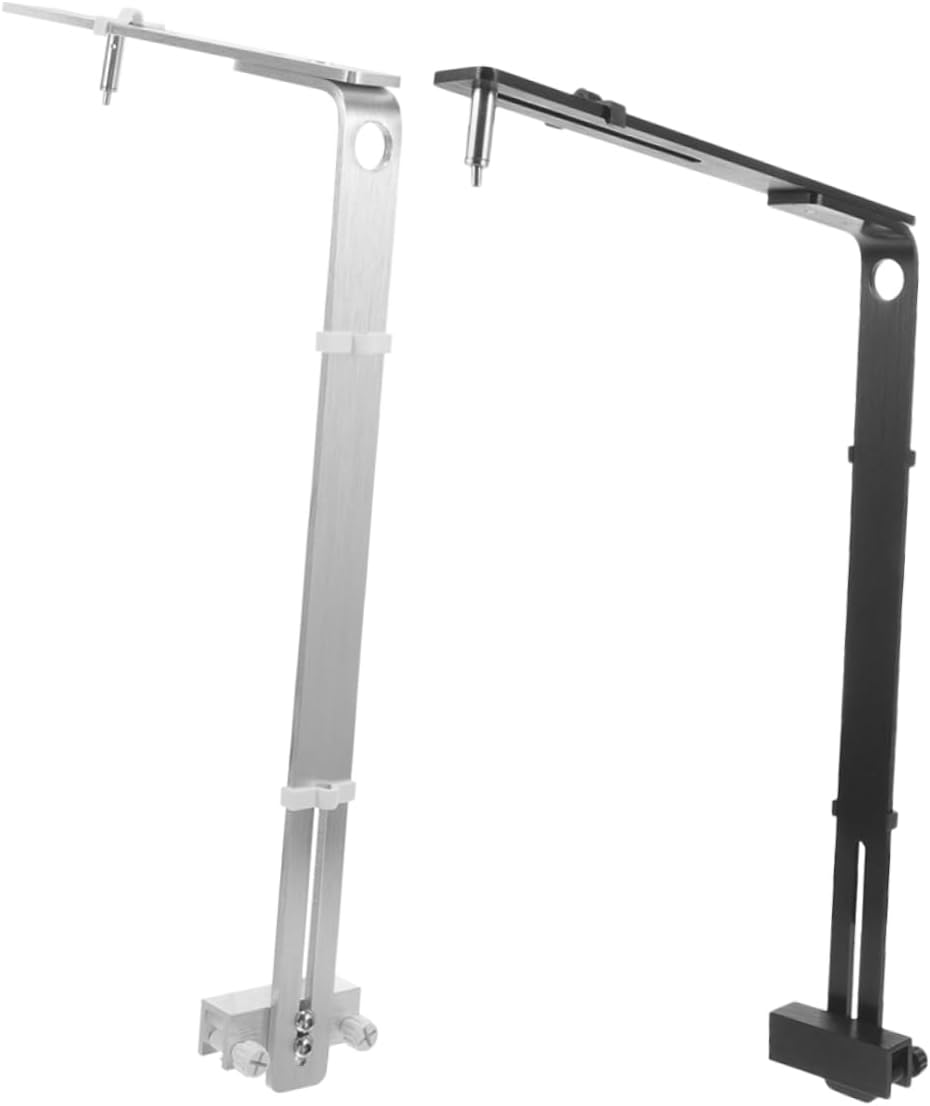 Mipcase 2pcs Aquarium Light Stand Bracket for Fish Tank Lighting Effortless Installation Stylish Design Compatible Supports Aquatic Plant Growth