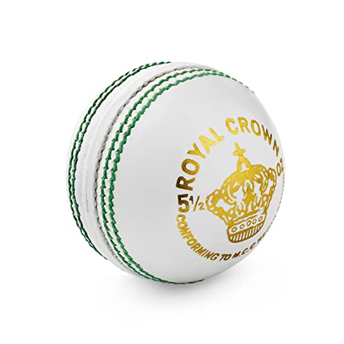 Image of White 156g Cricket Balls 4piece Balls Pack of 6 Balls Genuine Leather ,Excellent Quality