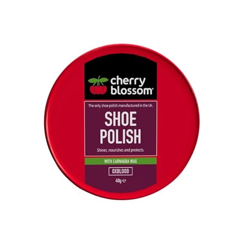 DTD QUALITY MATTERS Cherry Blossom Shoe Polish Shines, Nourishes & Protects With Carnauba Wax Available In All Styles Preventing Footwear From Cracking Available In All Traditional Colours (OXBLOOD)