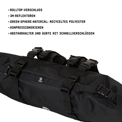 AGU Fahrradtasche Bikepacking Lenkertasche 17L für Fahrräder