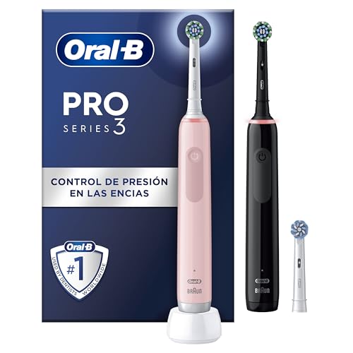 Oral-B Pro 3 3900N Cepillos de Dientes Eléctricos (Pack de 2)