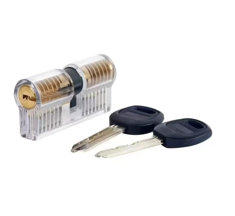 JUZJVUTM Transparent Door Lock Cylinder Teaching Model