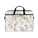 Produktbild Moderne Marmor-Goldene Glitzer-Textur, Laptoptasche, Umhängetasche, für Herren und Damen, tragbare Tragetasche für Computer, Laptop, Handtasche für Notebook und Tablet