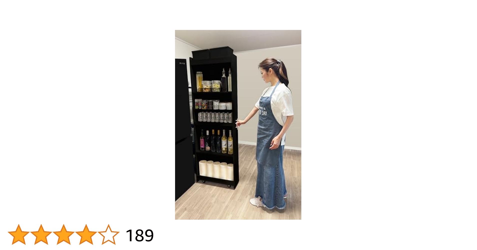 8tail キッチンワゴン 隙間収納 幅20 奥行60 ブラック 8tail キッチンワゴン 隙間収納 (幅20 奥行60,ブラック)2074
