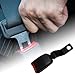 Sicherheitsgurt-Einstellschnalle Anschnaller Adapter Auto Verlängern Gurtadapter Stecker VerläNgerung, Auto-Sicherheitsgurt-Clip, Anschnaller Verlängerung Autogurt Stecker (02 Schwarz 1PC)