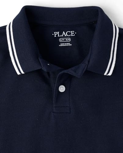 Image of The Children's Place Boys' Uniform Short Sleeve Pique Polo