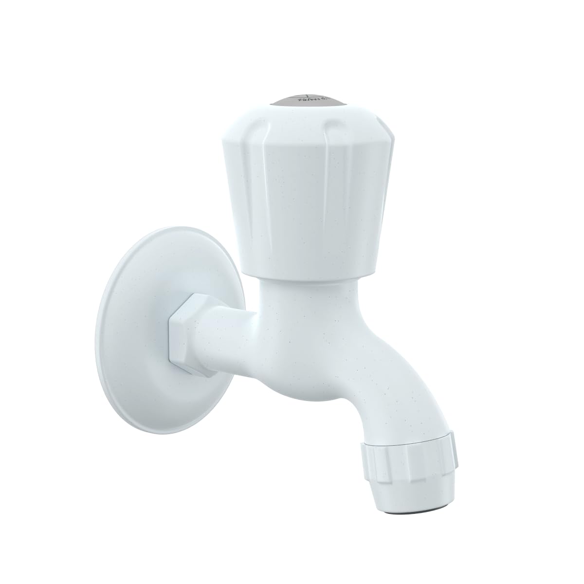 RN PTMT Superior Plastic Faucet Bib Cock Foam Flow, with Flange Water Tap Supernova Collection RNSUP18B32 - Marble | 15mm(1/2") Cartridge-image-6
