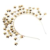 Ipetboom スターカチューシャ 女性のファッションのためのヘッドバンド 王女の花嫁 女性用ヘッドバンド パーティーコスプレ衣装 結婚式 王冠の頭飾り ファッション頭飾り 星形の頭飾り